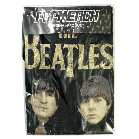 Band Merchandise The Beatles John Paul George Ringo Faces T-Shirt - Officiële Merchandise Band Merchandise The Beatles John Paul George Ringo Faces T-Shirt - Officiële Merchandise
