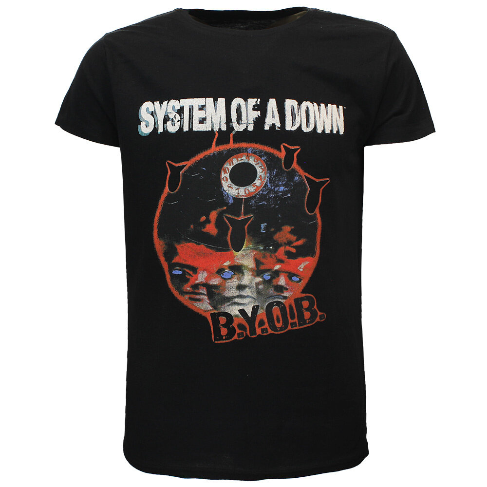 Band Merchandise System Of A Down BYOB Offizielles Band-T-Shirt – Offizielles Merchandise Band Merchandise System Of A Down BYOB Offizielles Band-T-Shirt – Offizielles Merchandise