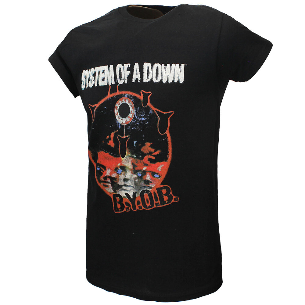 Band Merchandise System Of A Down BYOB Offizielles Band-T-Shirt – Offizielles Merchandise Band Merchandise System Of A Down BYOB Offizielles Band-T-Shirt – Offizielles Merchandise