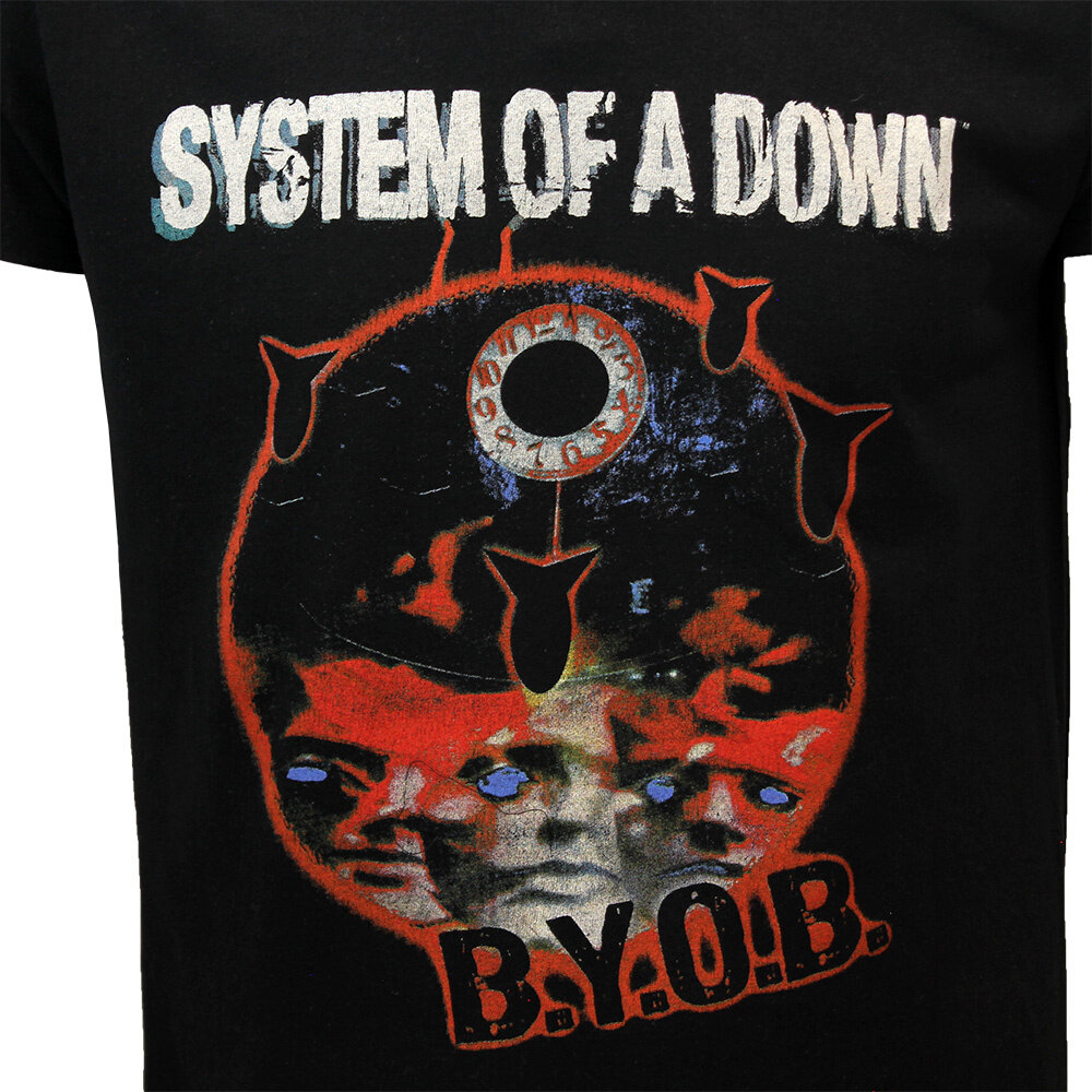 Band Merchandise System Of A Down BYOB Official Band T-Shirt - Officiële Merchandise Band Merchandise System Of A Down BYOB Official Band T-Shirt - Officiële Merchandise