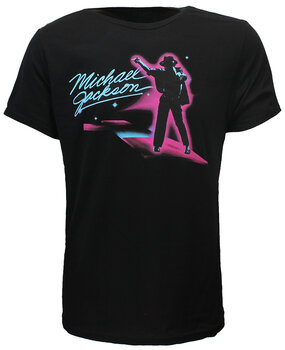 Band Merchandise Michael Jackson King Of Pop Neon Dance T-Shirt