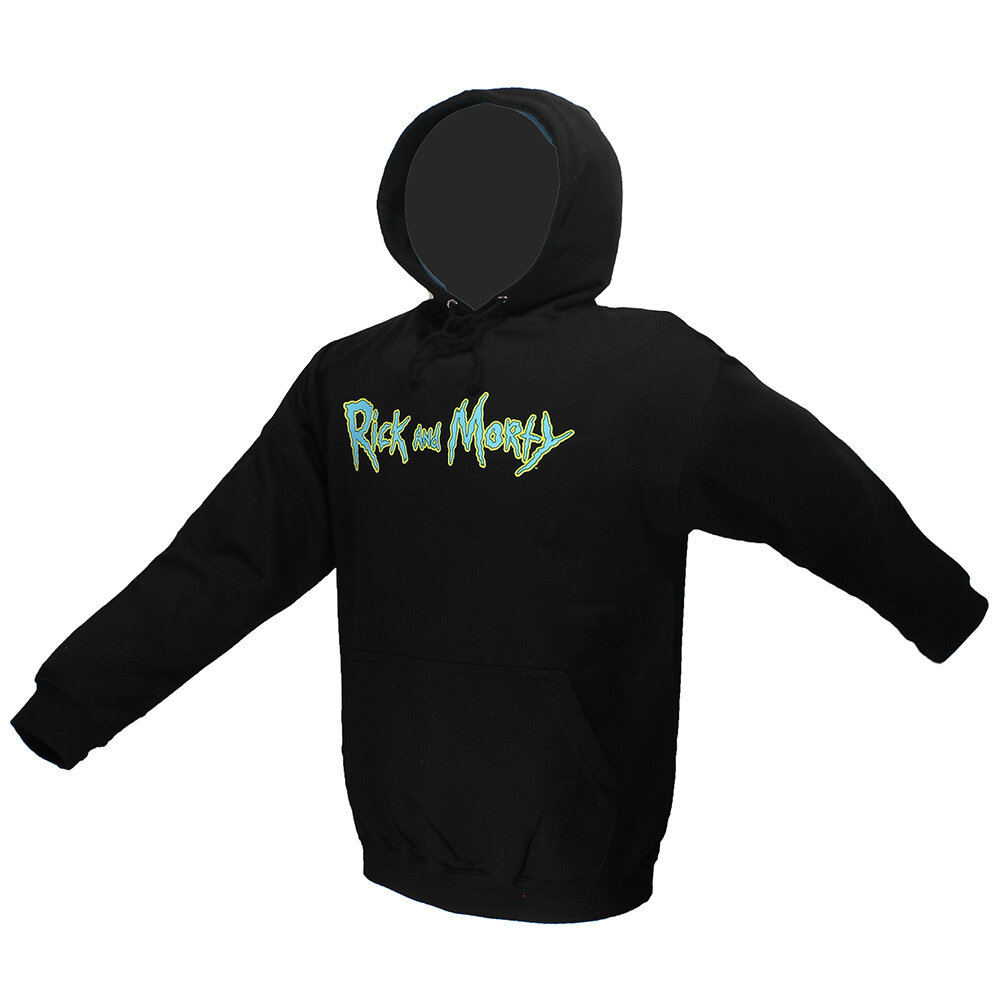 Rick and Morty Rick and Morty Sweater Spacecruiser Pullover Hoodie Zwart - Officiële Merchandise Rick and Morty Rick and Morty Sweater Spacecruiser Pullover Hoodie Zwart - Officiële Merchandise