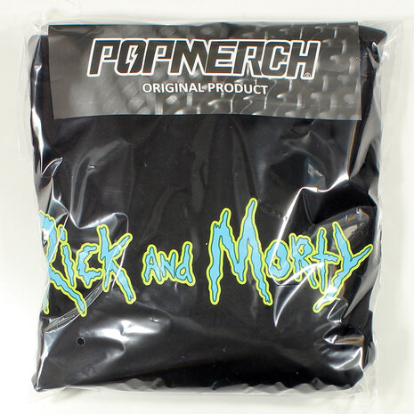 Rick and Morty Rick and Morty Sweater Spacecruiser Pullover Hoodie Zwart - Officiële Merchandise Rick and Morty Rick and Morty Sweater Spacecruiser Pullover Hoodie Zwart - Officiële Merchandise