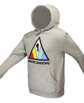 Band Merchandise Imagine Dragons Triangle Band Logo Pullover Hoodie Band Merchandise Imagine Dragons Triangle Band Logo Pullover Hoodie