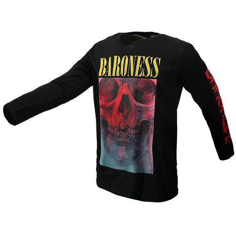 Band Merchandise Baroness Skull Tour Longsleeve T-Shirt - Officiële Merchandise Band Merchandise Baroness Skull Tour Longsleeve T-Shirt - Officiële Merchandise