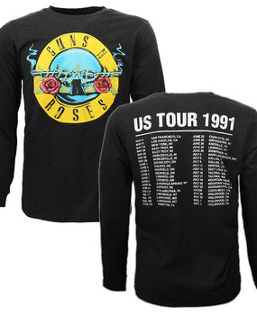 Band Merchandise Guns N' Roses Hollywood Tour 1991 Longsleeve T-Shirt Band Merchandise Guns N' Roses Hollywood Tour 1991 Longsleeve T-Shirt