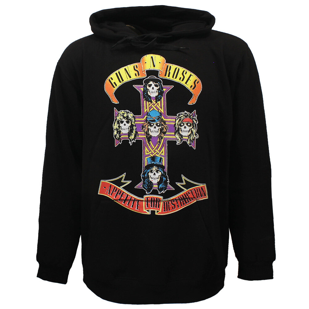 Band Merchandise Guns N' Roses Appetite For Destruction Hoodie Sweater - Official Merchandise Band Merchandise Guns N' Roses Appetite For Destruction Hoodie Sweater - Official Merchandise