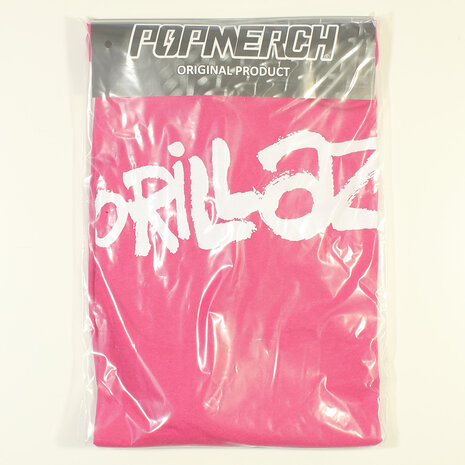 Band Merchandise Gorillaz Papazu Pink Langarm-T-Shirt – offizielles Merchandise Band Merchandise Gorillaz Papazu Pink Langarm-T-Shirt – offizielles Merchandise