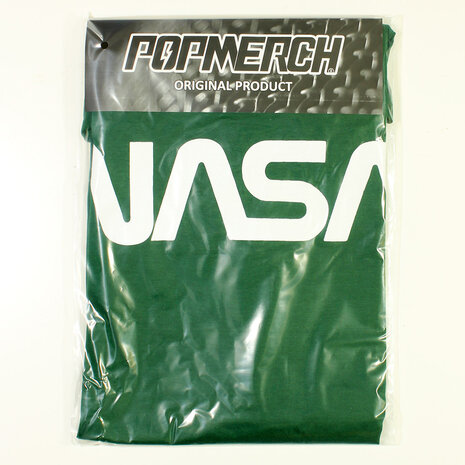 NASA NASA T-Shirt Green White Logo - Official Merchandise NASA NASA T-Shirt Green White Logo - Official Merchandise