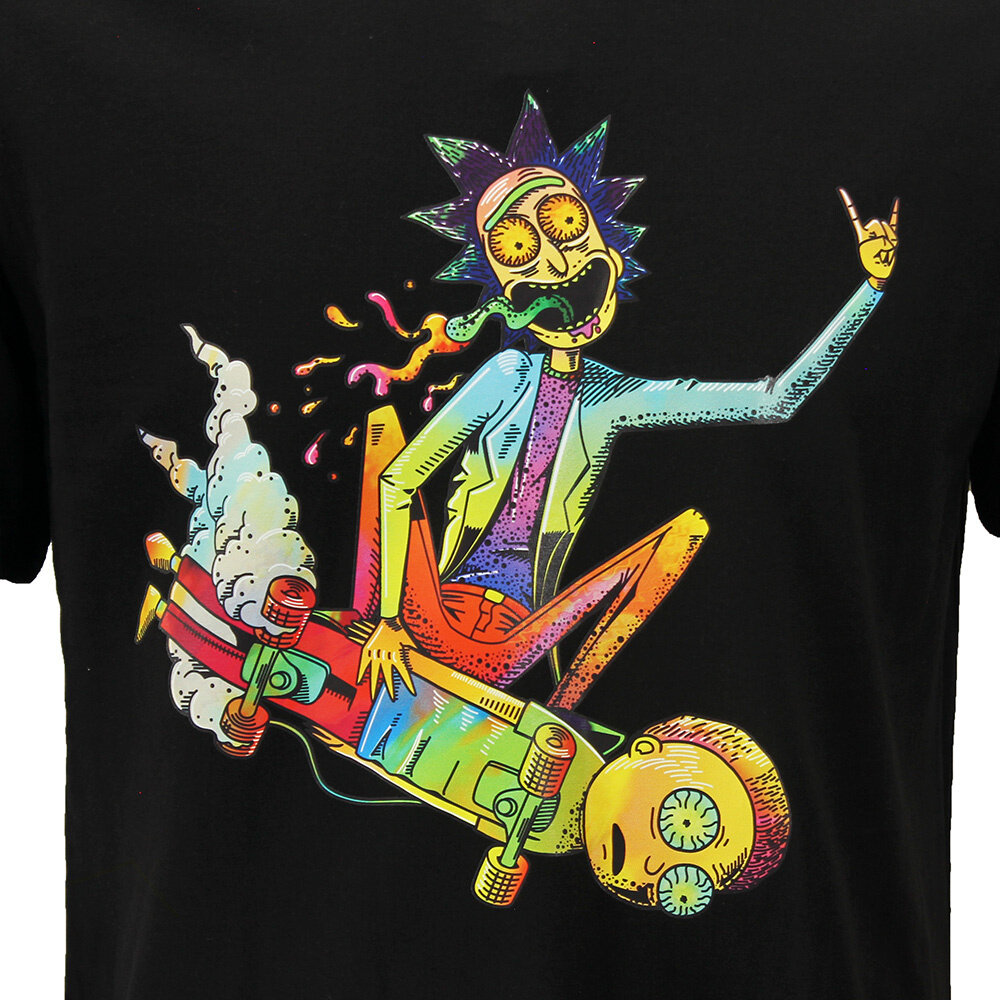 Rick and Morty Rick and Morty Acid Skateboard Steez T-Shirt - Officiële Merchandise Rick and Morty Rick and Morty Acid Skateboard Steez T-Shirt - Officiële Merchandise