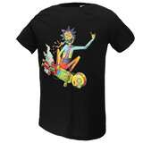 Rick and Morty Rick and Morty Acid Skateboard Steez T-Shirt