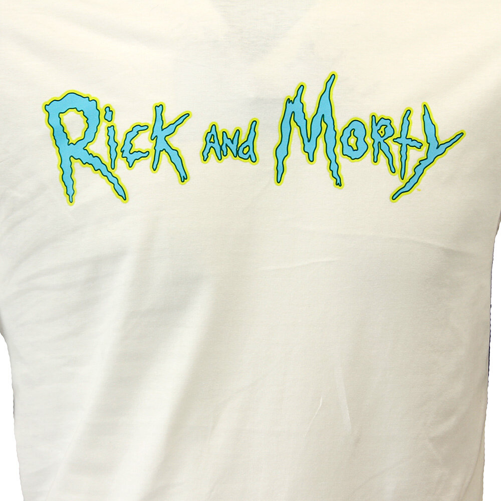 Rick and Morty Rick and Morty Logo T-Shirt Weiß – Offizielles Merchandise Rick and Morty Rick and Morty Logo T-Shirt Weiß – Offizielles Merchandise