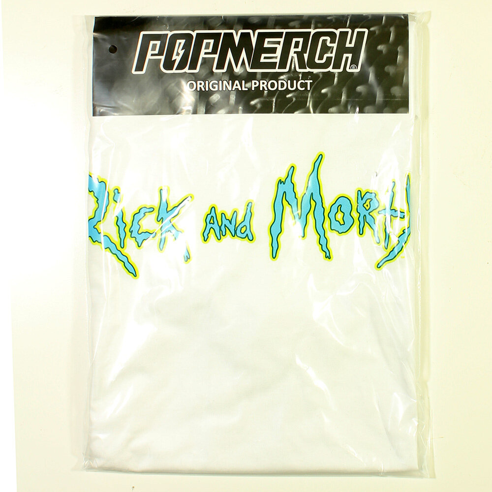 Rick and Morty Rick and Morty Logo T-Shirt Weiß – Offizielles Merchandise Rick and Morty Rick and Morty Logo T-Shirt Weiß – Offizielles Merchandise