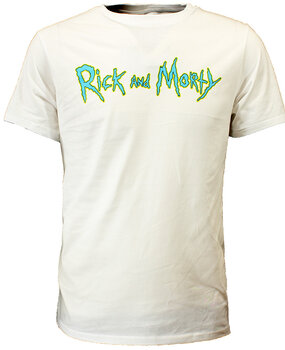 Rick and Morty Rick and Morty Logo T-Shirt Wit
