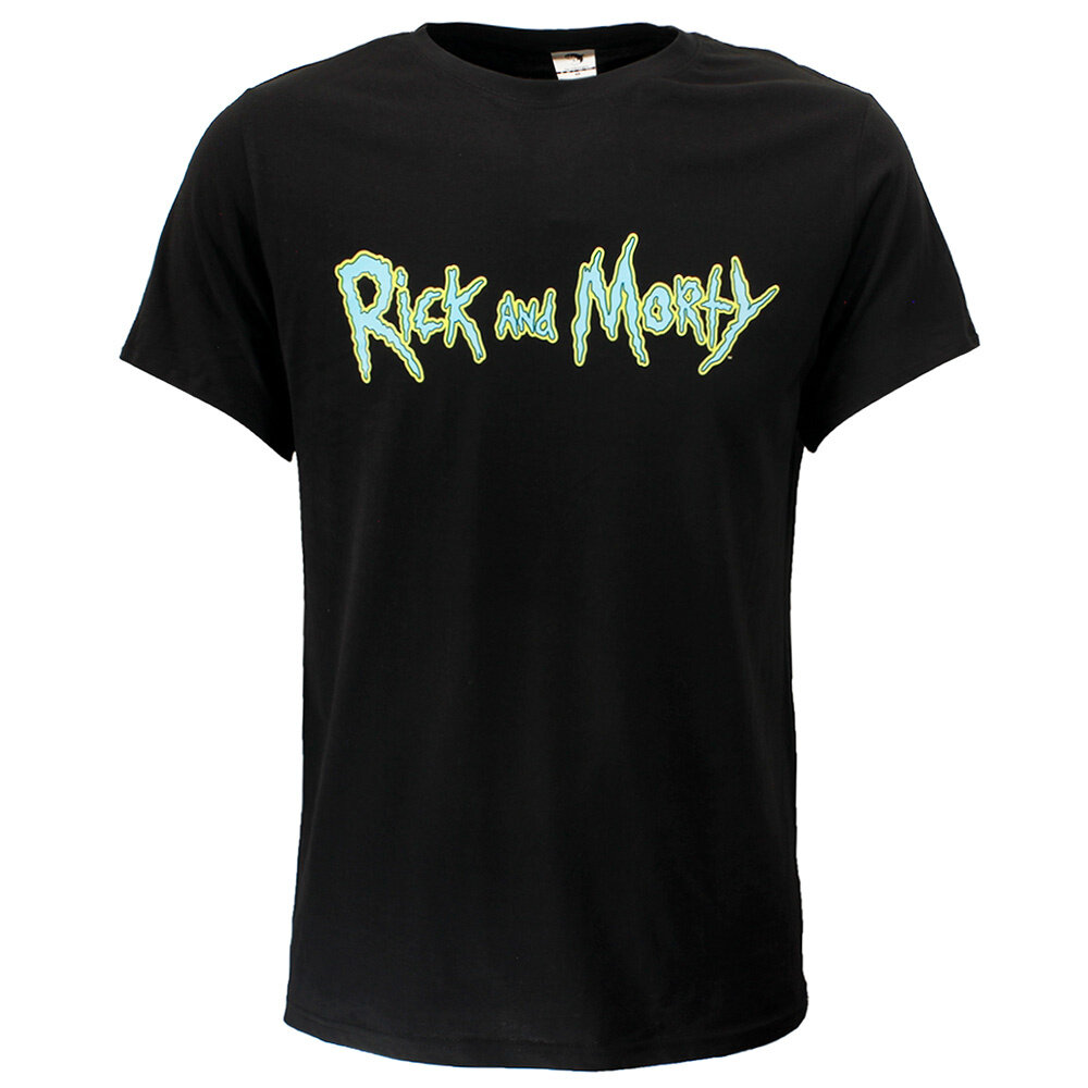 Rick and Morty Rick and Morty Logo T-Shirt Schwarz – Offizielles Merchandise