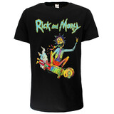 Rick and Morty Rick and Morty Psychedelic Rick Epic Skateboard T-Shirt