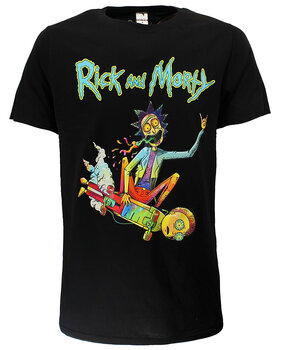 Rick and Morty Rick and Morty Psychedelic Rick Epic Skateboard T-Shirt