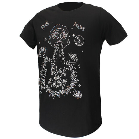 Rick and Morty Rick and Morty Space Barf T-Shirt - Officiële Merchandise Rick and Morty Rick and Morty Space Barf T-Shirt - Officiële Merchandise