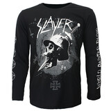 Band Merchandise Slayer Soldier Skull Dagger Langarm-T-Shirt