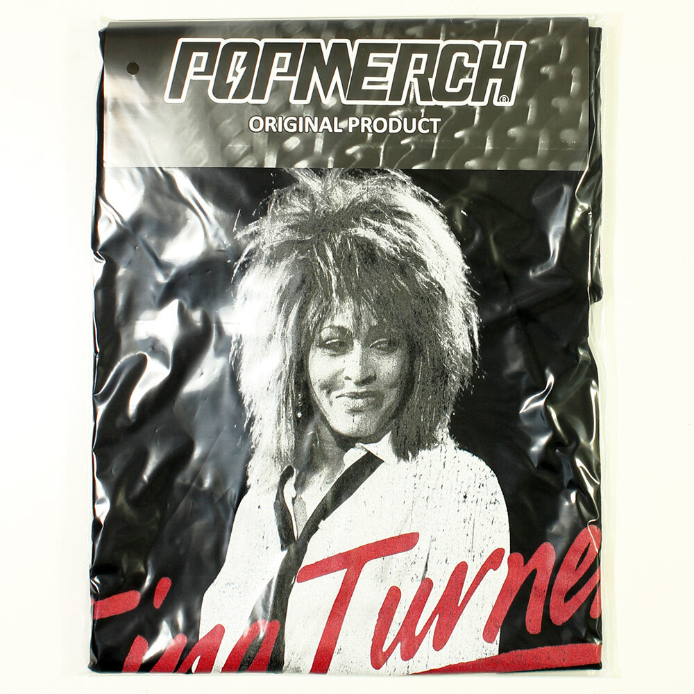 Band Merchandise Tina Turner Photo Pose Red Logo T-Shirt - Officiële Merchandise Band Merchandise Tina Turner Photo Pose Red Logo T-Shirt - Officiële Merchandise