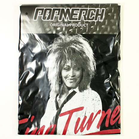 Band Merchandise Tina Turner Photo Pose Red Logo T-Shirt - Officiële Merchandise Band Merchandise Tina Turner Photo Pose Red Logo T-Shirt - Officiële Merchandise