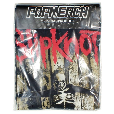 Band Merchandise Slipknot Skeleton Flag Langarm-T-Shirt – offizielles Merchandise