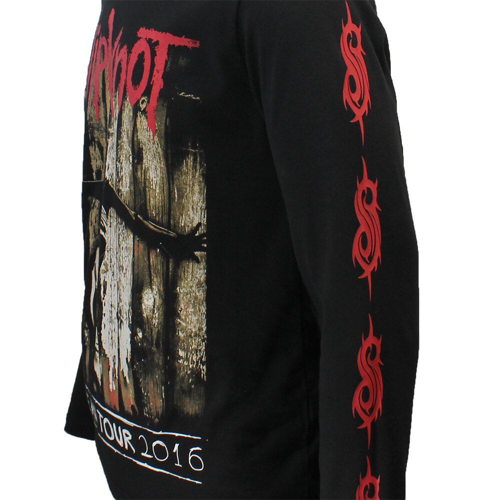 Band Merchandise Slipknot Skeleton Flag Longsleeve T-Shirt - Officiële Merchandise