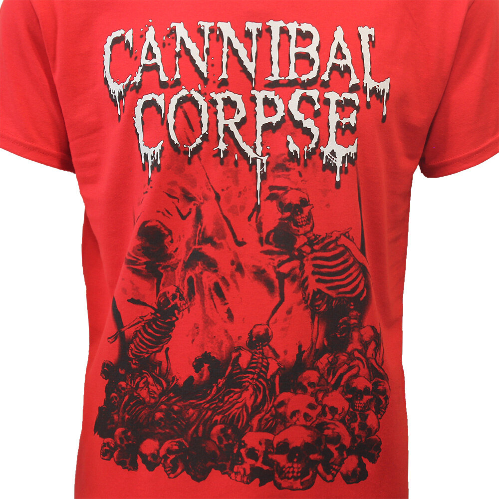 Band Merchandise Cannibal Corpse Pile Of Skulls Band T-Shirt - Official Merchandise Band Merchandise Cannibal Corpse Pile Of Skulls Band T-Shirt - Official Merchandise