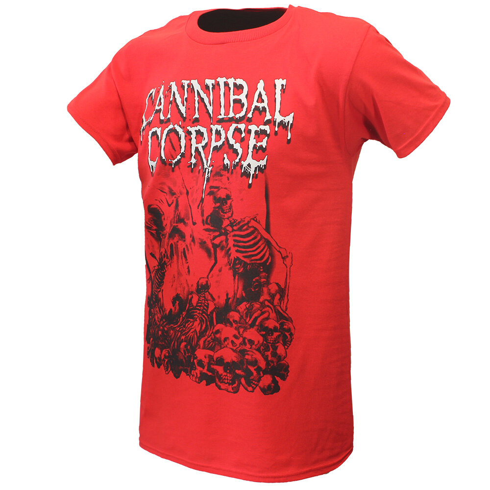 Band Merchandise Cannibal Corpse Pile Of Skulls Band T-Shirt - Official Merchandise Band Merchandise Cannibal Corpse Pile Of Skulls Band T-Shirt - Official Merchandise