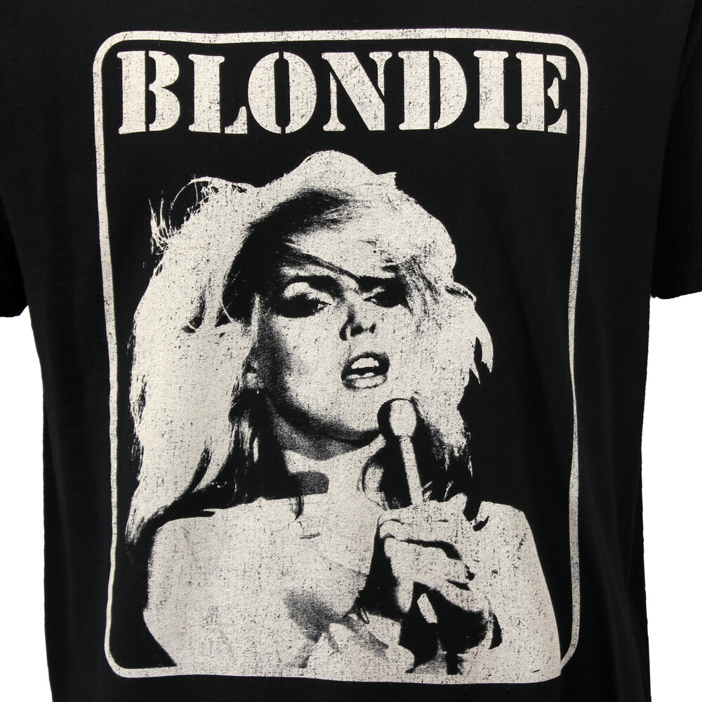 Band Merchandise Blondie Poster T-Shirt - Official Merchandise Band Merchandise Blondie Poster T-Shirt - Official Merchandise