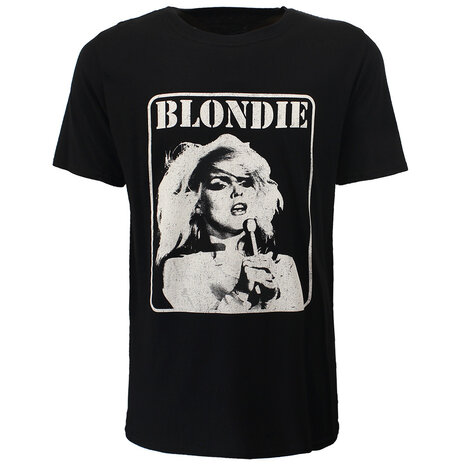 Band Merchandise Blondie Poster T-Shirt - Official Merchandise Band Merchandise Blondie Poster T-Shirt - Official Merchandise