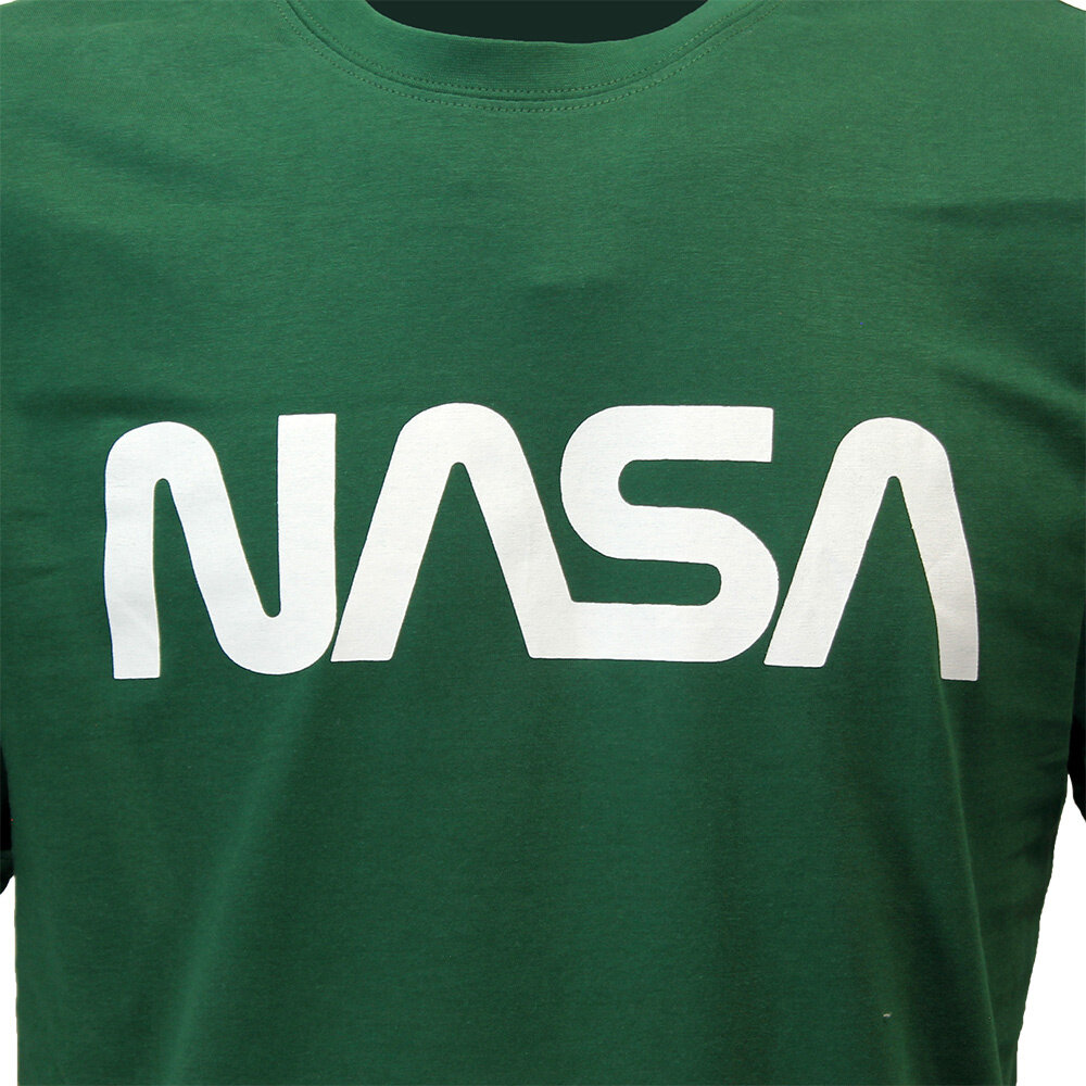 NASA NASA T-Shirt grün-weißes Logo – offizielles Merchandise NASA NASA T-Shirt grün-weißes Logo – offizielles Merchandise