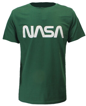 NASA NASA T-Shirt Groen Wit Logo NASA NASA T-Shirt Groen Wit Logo