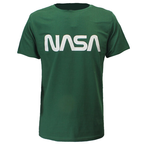 NASA NASA T-Shirt grün-weißes Logo – offizielles Merchandise NASA NASA T-Shirt grün-weißes Logo – offizielles Merchandise