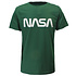 NASA T-Shirt Groen Wit Logo