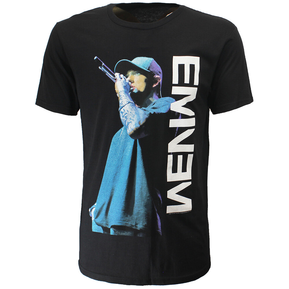 Band Merchandise Eminem On The Mic T-Shirt – offizielles Merchandise Band Merchandise Eminem On The Mic T-Shirt – offizielles Merchandise