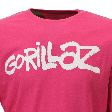 Band Merchandise Gorillaz Papazu Pink Langarm-T-Shirt – offizielles Merchandise Band Merchandise Gorillaz Papazu Pink Langarm-T-Shirt – offizielles Merchandise