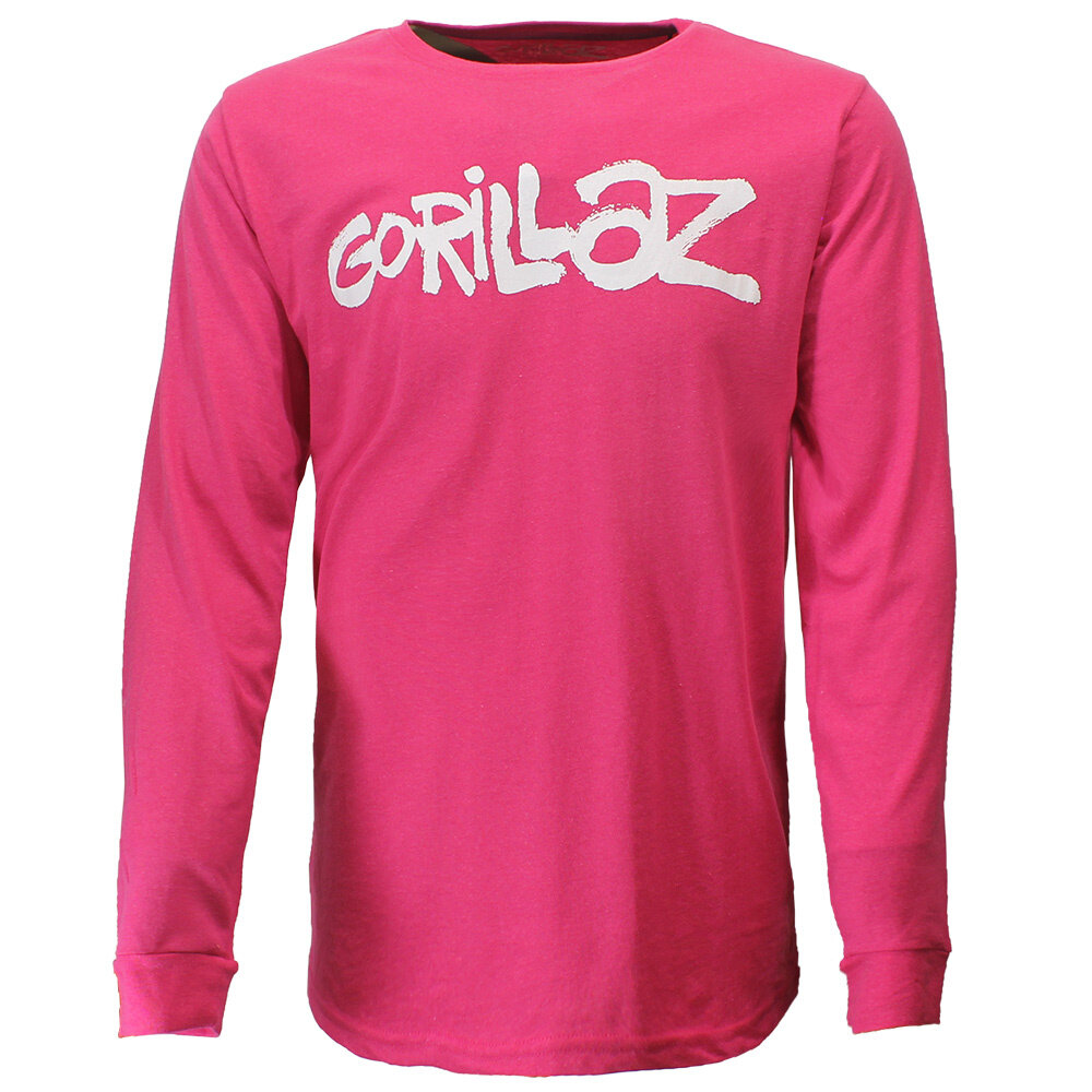 Band Merchandise Gorillaz Papazu Pink Langarm-T-Shirt – offizielles Merchandise Band Merchandise Gorillaz Papazu Pink Langarm-T-Shirt – offizielles Merchandise