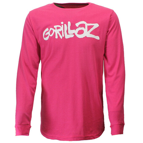 Band Merchandise Gorillaz Papazu Pink Longsleeve T-Shirt - Officiële Merchandise Band Merchandise Gorillaz Papazu Pink Longsleeve T-Shirt - Officiële Merchandise