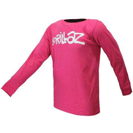 Band Merchandise Gorillaz Papazu Pink Longsleeve T-Shirt - Officiële Merchandise Band Merchandise Gorillaz Papazu Pink Longsleeve T-Shirt - Officiële Merchandise