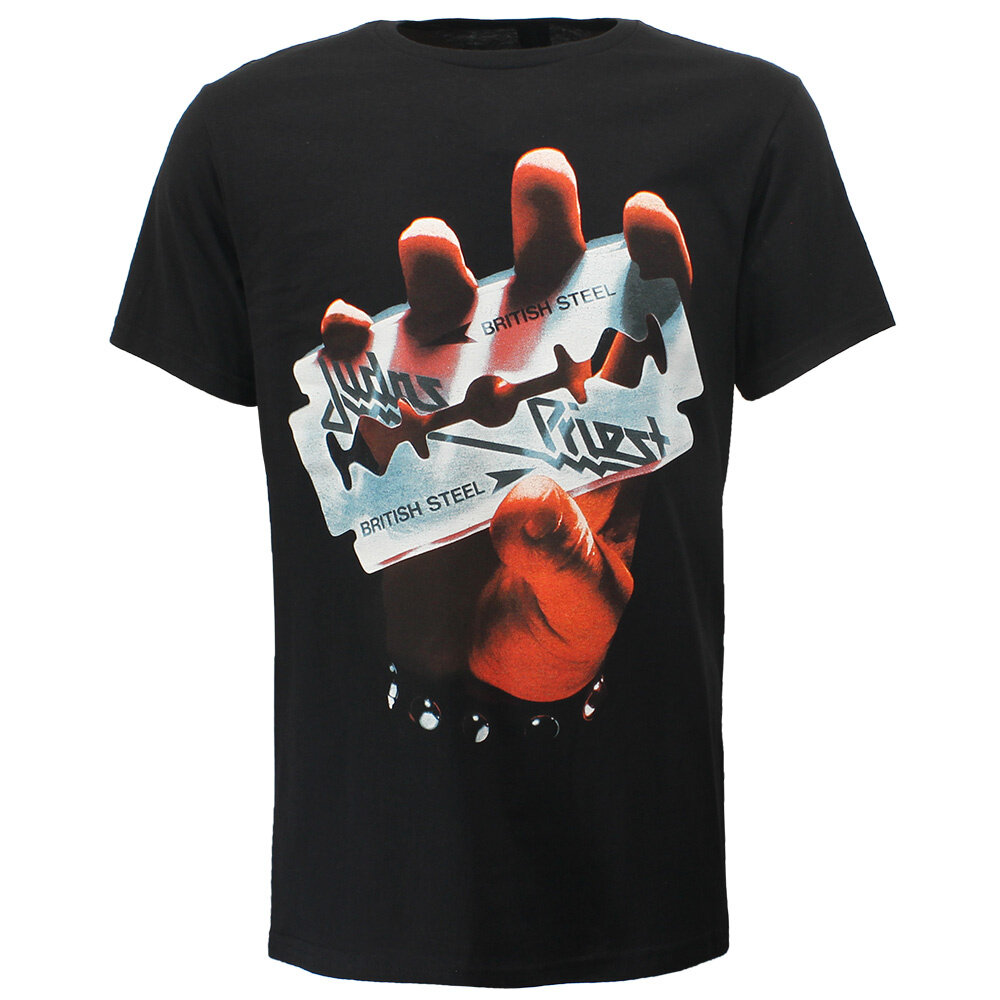 Band Merchandise Judas Priest British Steel Razorblade T-Shirt – offizielles Merchandise Band Merchandise Judas Priest British Steel Razorblade T-Shirt – offizielles Merchandise