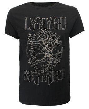 Band Merchandise Lynyrd Skynyrd Eagle Guitar 73 T-Shirt Band Merchandise Lynyrd Skynyrd Eagle Guitar 73 T-Shirt