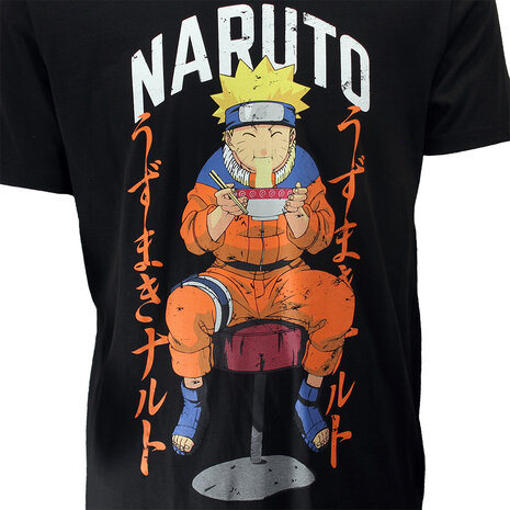 Naruto Naruto Eating Ramen T-Shirt - Official Merchandise Naruto Naruto Eating Ramen T-Shirt - Official Merchandise
