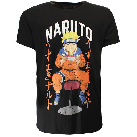 Naruto Naruto Eating Ramen T-Shirt – offizielles Merchandise Naruto Naruto Eating Ramen T-Shirt – offizielles Merchandise