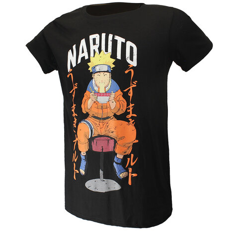 Naruto Naruto Eating Ramen T-Shirt - Official Merchandise Naruto Naruto Eating Ramen T-Shirt - Official Merchandise
