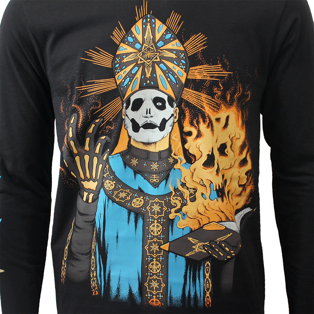 Band Merchandise Ghost The Burning Longsleeve T-Shirt - Official Merchandise Band Merchandise Ghost The Burning Longsleeve T-Shirt - Official Merchandise