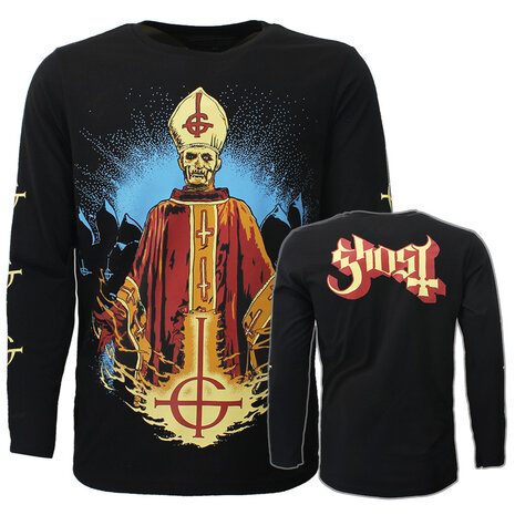 Band Merchandise Ghost Papa Emeritus IV Longsleeve T-Shirt - Official Merchandise Band Merchandise Ghost Papa Emeritus IV Longsleeve T-Shirt - Official Merchandise