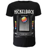 Band Merchandise Nickelback Those Days VHS Tape T-Shirt Band Merchandise Nickelback Those Days VHS Tape T-Shirt