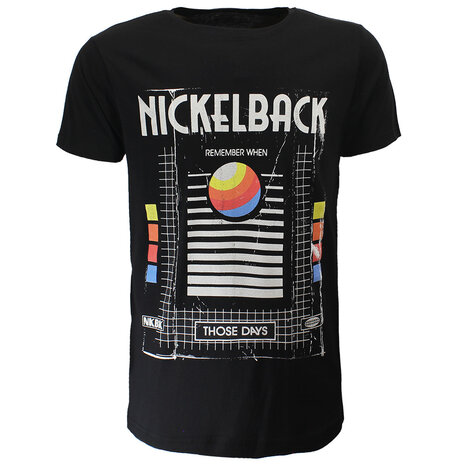 Band Merchandise Nickelback Those Days VHS Tape T-Shirt – offizielles Merchandise Band Merchandise Nickelback Those Days VHS Tape T-Shirt – offizielles Merchandise