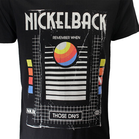 Band Merchandise Nickelback Those Days VHS Tape T-Shirt – offizielles Merchandise Band Merchandise Nickelback Those Days VHS Tape T-Shirt – offizielles Merchandise